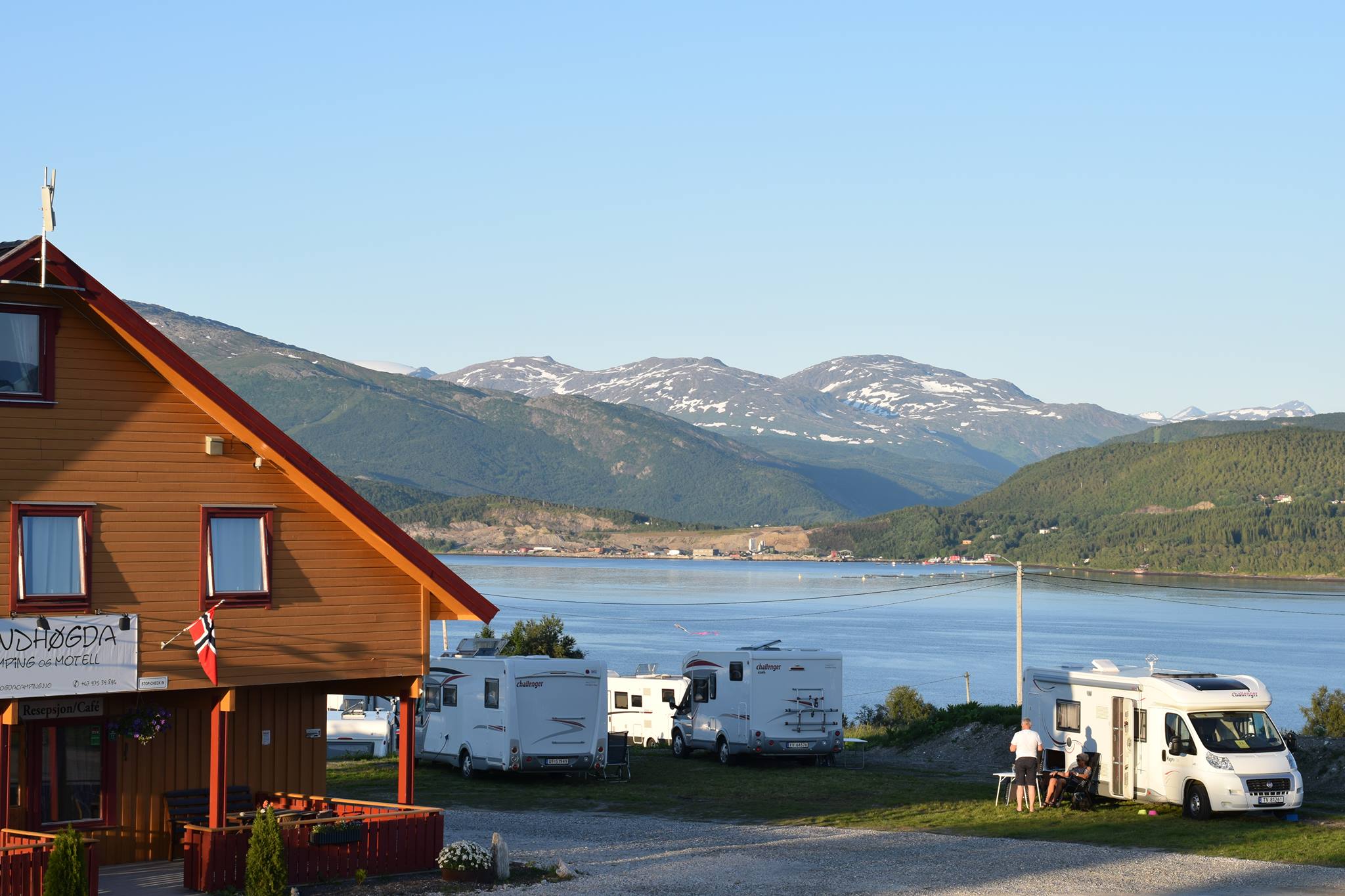 Height of the campsite
